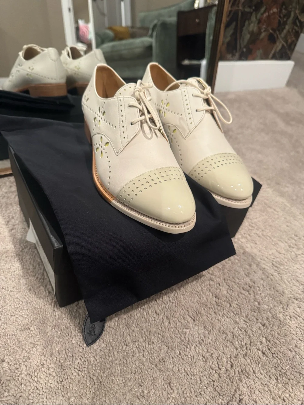 The Office Of Angela Scott cream lace